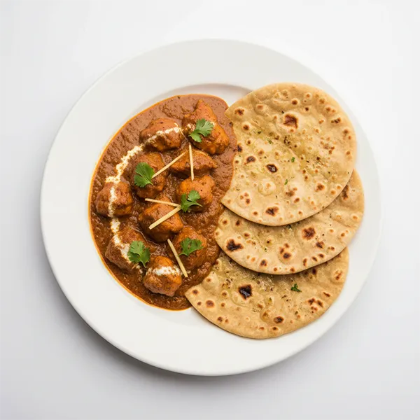 Chicken Handi With Tawa Roti